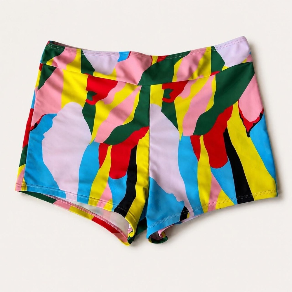 y2k aesthetic swim shorts women's Size L